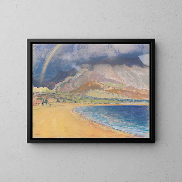 Baie de Messène - Ludwig von Hofmann — inramlat konstverk på väggen