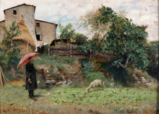 Luigi Bechi - Scena campestre.webp