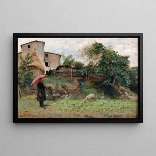 Luigi Bechi - Scena campestre.webp