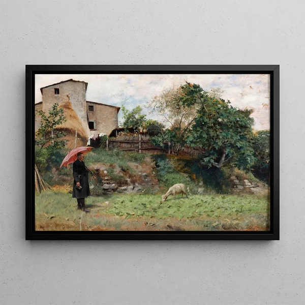 Luigi Bechi - Scena campestre.webp