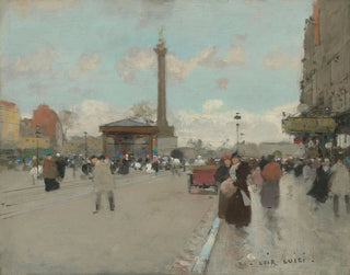 Luigi Loir - Place de la Bastille Paris.webp