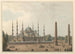 Sultan Ahmed-moskén - Luigi Mayer — vy av konstverket