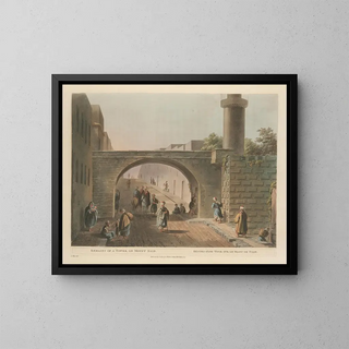 Luigi Mayer - Remains of a tower on Mount Zion.webp
