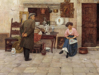 Le passionné d'art - Luigi Pastega — vy av konstverket