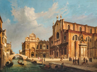 Luigi Querena - Venice Campo Santi Giovanni e Paolo.webp