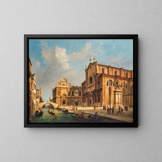 Luigi Querena - Venice Campo Santi Giovanni e Paolo.webp