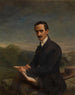 The Painter Alexandre Calame - Luigi Rubio — vy av konstverket