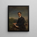 The Painter Alexandre Calame - Luigi Rubio — inramlat konstverk på väggen