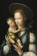 Badajoz, madonna och barnet eller Madonna med hatt - Luis de Morales — vy av konstverket