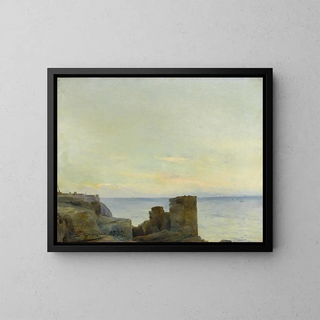 Luis Graner i Arrufi - Seascape with Ruins.webp