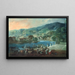 Vue de El Arenal à Bilbao - Luis Paret y Alcázar — inramlat konstverk på väggen