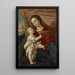 La Vierge à l'Enfant - Maarten Pepyn — inramlat konstverk på väggen