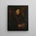 Porträtt av Johannes Colmannus, abbot vid klostret Sainte-Agathe i Delft - Maarten van Heemskerck — inramlat konstverk på väggen