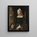 Portrait de Machtelt Suijs - Maarten van Heemskerck — inramlat konstverk på väggen