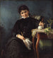 Madame Anna Seekamp, syster till konstnären - Bertha Wegmann — vy av konstverket