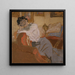 Madame Hessel sur le canapé - Édouard Vuillard — inramlat konstverk på väggen