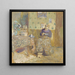 Madame Vuillard syende - Édouard Vuillard — inramlat konstverk på väggen