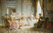 La classe de broderie - Madeleine Jeanne Lemaire — vy av konstverket
