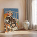Reproduktion av målningen Mademoiselle Matisse i Skotsk Rock - Henri Matisse