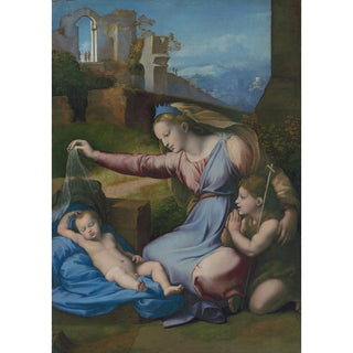Madone au diadème bleu - Raphael | Reproduction Tableau Décoration murale affiche copie