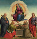 Madonna Delle Cintola med helgonen Benoît, Thomas, François och Julien - Francesco Granacci — vy av konstverket
