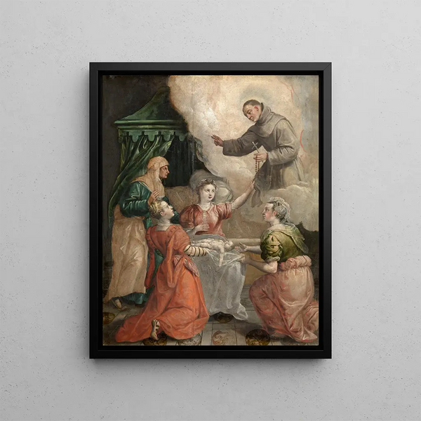 Maerten De Vos - Saint Didacus Helps with a Difficult Birth.webp