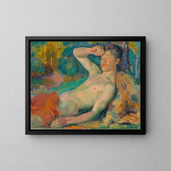 Faune s'éveillant - Magnus Enckell — inramlat konstverk på väggen