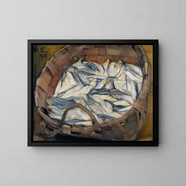 Baltiska sillen - Magnus Enckell — inramlat konstverk på väggen