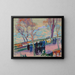 Bords de la Seine - Magnus Enckell — inramlat konstverk på väggen