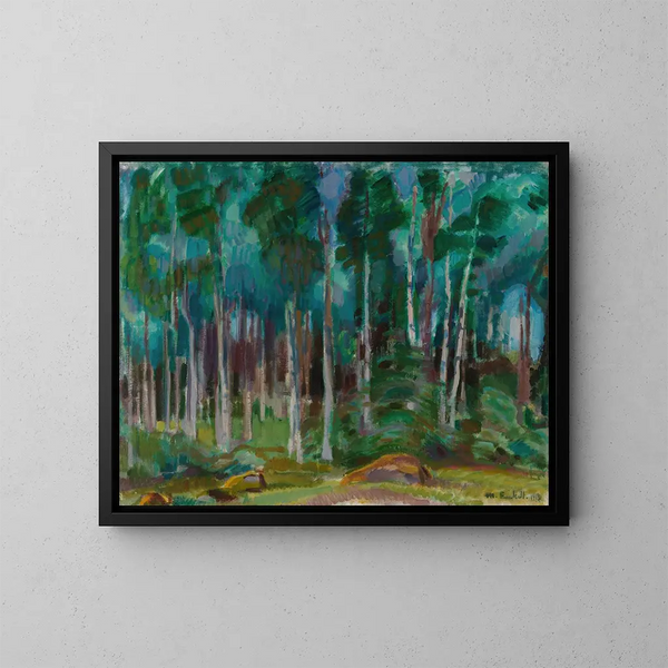Bétulas à Vksy - Magnus Enckell — inramlat konstverk på väggen