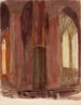 La cathédrale s'effondre - Magnus Enckell — vy av konstverket
