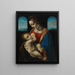 Kopia av Madonna Litta efter Leonardo da Vinci - Magnus Enckell — inramlat konstverk på väggen