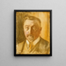 Portrait du chambellan Hjalmar Linder - Magnus Enckell — inramlat konstverk på väggen