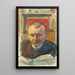 Portrait of Edvard Richter - Magnus Enckell — inramlat konstverk på väggen