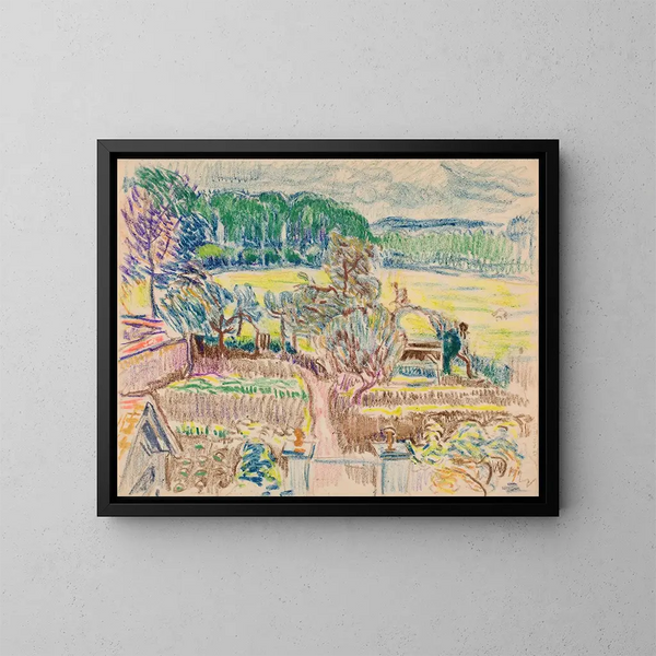 Trädgård - Magnus Enckell — inramlat konstverk på väggen