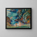 Rivage rocheux au soleil à Portofino - Magnus Enckell — inramlat konstverk på väggen