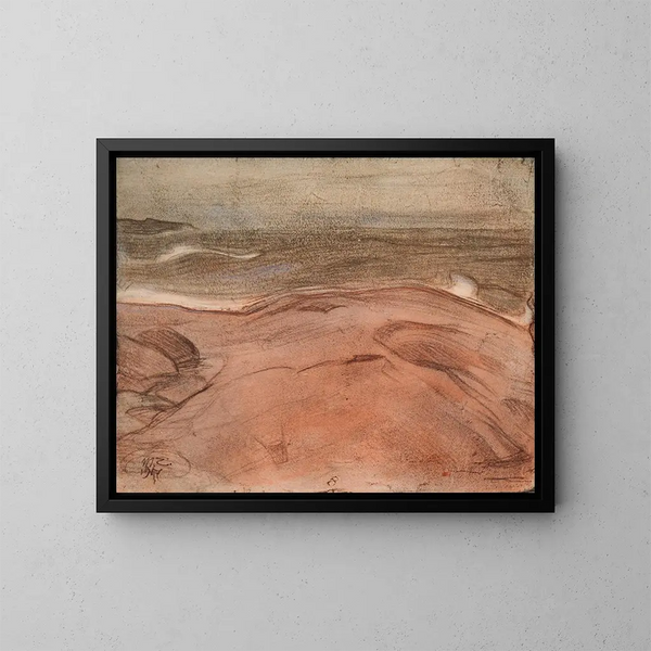 Vy över havet - Magnus Enckell — inramlat konstverk på väggen