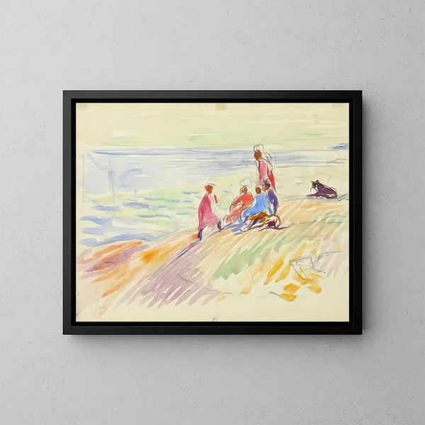 Landskapskust - Magnus Enckell — inramlat konstverk på väggen