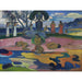 Reproduktion av målningen Mahana no atua, Jour du seigneur - Paul Gauguin