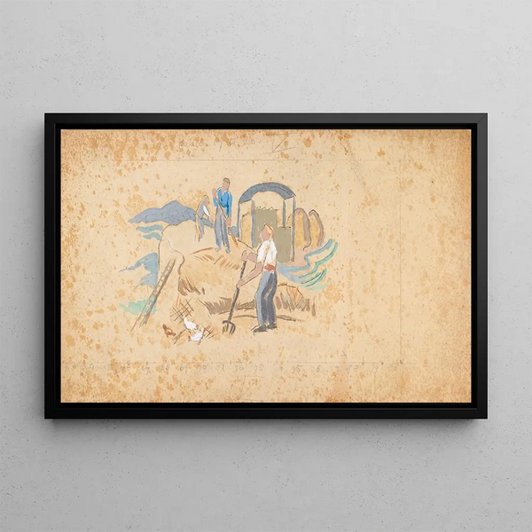 Mainie Jellett - Farmers Haymaking.webp