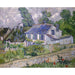Reproduktion av målningen Maison à Auvers - Vincent van Gogh