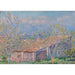 Reproduktion av målningen av trädgårdsmästarhuset i Antibes - Claude Monet