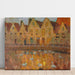 Reproduktion av målningen Hus i Brugge - Henri Le Sidaner