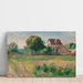 Reproduktion av målningen Hus i Essoyes - Pierre-Auguste Renoir