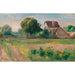 Reproduktion av målningen Hus i Essoyes - Pierre-Auguste Renoir