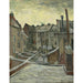 Reproduktion av målningen av hus sett bakifrån - Vincent van Gogh