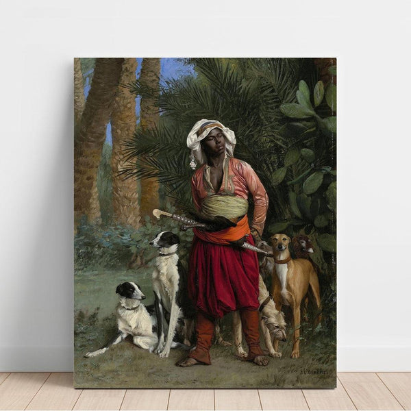 Reproduktion av målningen Mäster av hundar - Jean-Léon Gérôme