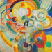 Mange de cochons - Robert Delaunay — vy av konstverket