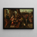 L'Adoration des mages - Manière de Bonifazio Veronese — inramlat konstverk på väggen