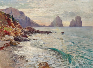 Les Faraglioni de Capri - Manuel Wielandt — vy av konstverket